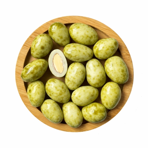 Migdały W Białej Czekoladzie Z Zieloną Herbatą 250g