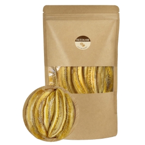 Banan Suszony Naturalnie 100g Miękkie Plastry bez Cukru