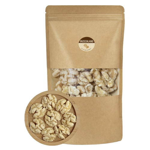 Orzechy Włoskie Blanszowane 250g Jasne Bez Skórki