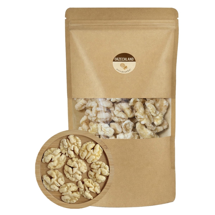 Orzechy Włoskie Blanszowane 250g Jasne Bez Skórki