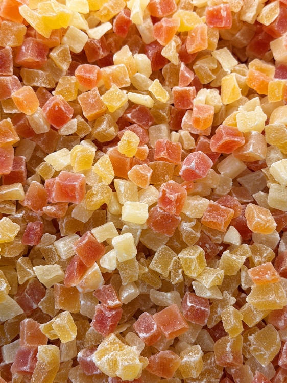 Mix Kostek Kandyzowanych 100g Mango, Papaja, Ananas