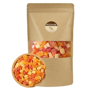 Mix Kostek Kandyzowanych 250g Mango, Papaja, Ananas