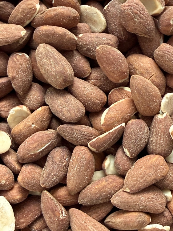 Migdały Prażone Solone 500g Całe bez Łupiny