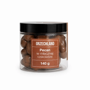 Orzechy Pekan W Mlecznej Czekoladzie W Słoiku 140g