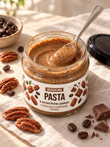 pasta z orzechow pekan z czekolada i kawa naturalna.jpg