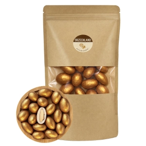Migdały złote w białej czekoladzie ze słonym karmelem 500g