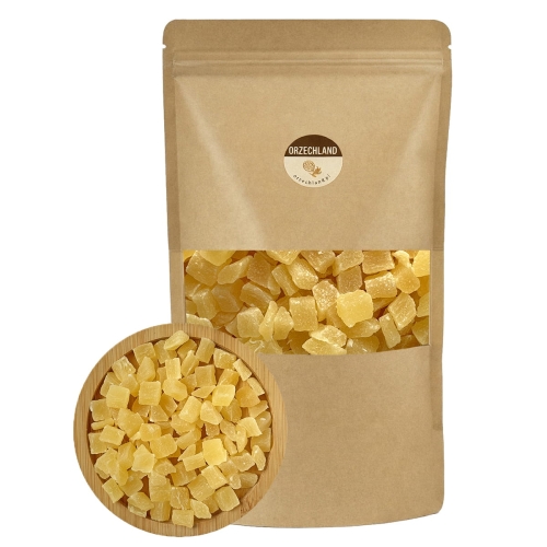 Ananas Kandyzowany Kostka 1kg Słodka Przekąska i Dodatek do Ciast