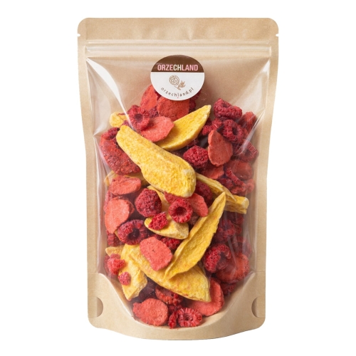 Mix Owoców Liofilizowanych 50g Słodkie Mango, Truskawka, Malina