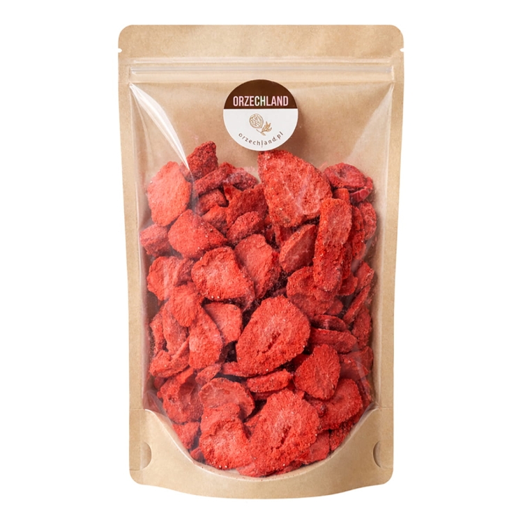 Truskawka Liofilizowana Słodka 50g Plastry