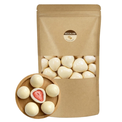 Truskawka Liofilizowana w Białej Czekoladzie 1kg